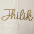 Personalized Bath Towel For Women - White